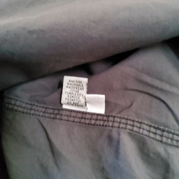 S.K.U. Save Khaki United Long Sleeve Button Down Shirt XL Grey New - Picture 7 of 7